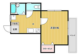 広島県広島市安佐南区祇園5丁目（賃貸アパート1K・1階・27.32㎡） その2