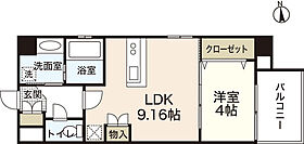 広島県広島市中区土橋町（賃貸マンション1LDK・12階・33.40㎡） その2