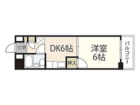 第1原本ビル  ｜ 広島県広島市西区楠木町1丁目（賃貸マンション1DK・5階・22.39㎡） その2