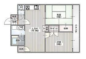 広島県広島市安佐南区西原2丁目（賃貸マンション2LDK・3階・51.03㎡） その2