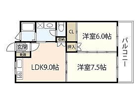 広島県広島市中区大手町3丁目（賃貸マンション2LDK・10階・49.84㎡） その2