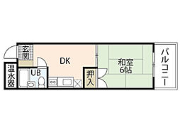 間取図画像 1DK