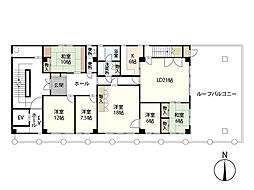 間取図画像 6LDK
