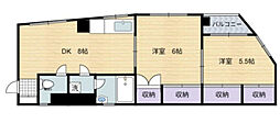 間取図画像 2DK