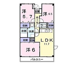 間取図画像 3LDK