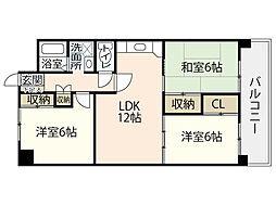 間取図画像 3LDK