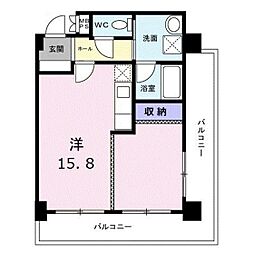 フォーム ワンルームの間取図画像