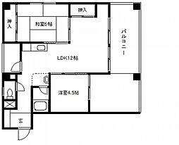 新見ビル 2LDKの間取図画像