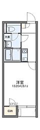 レオネクストアンソレイユ・D 1Kの間取図画像