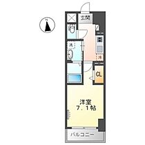 広島県広島市西区中広町1丁目（賃貸マンション1K・4階・26.45㎡） その2