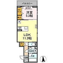 広島県広島市南区宇品御幸5丁目（賃貸アパート1LDK・3階・42.32㎡） その2