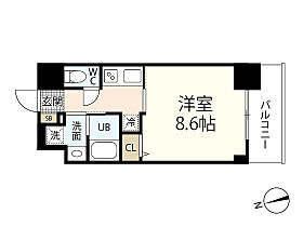 広島県広島市中区河原町（賃貸マンション1K・13階・27.52㎡） その2