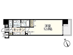 広島県広島市中区三川町（賃貸マンション1K・9階・35.30㎡） その2