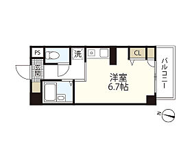 広島県広島市西区井口鈴が台3丁目（賃貸マンション1R・2階・19.50㎡） その2