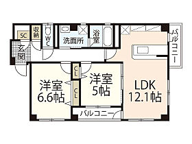 バリュー壱番館  ｜ 広島県広島市安佐南区川内1丁目（賃貸マンション2LDK・3階・59.72㎡） その2