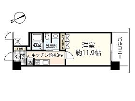 広島県広島市東区若草町（賃貸マンション1K・5階・38.49㎡） その2