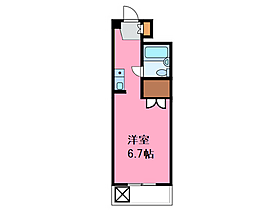 広島県広島市東区牛田新町1丁目（賃貸マンション1R・2階・21.00㎡） その2