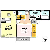 広島県広島市東区温品8丁目（賃貸アパート1LDK・1階・45.50㎡） その2