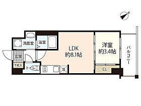 広島県広島市中区河原町（賃貸マンション1LDK・7階・29.41㎡） その2