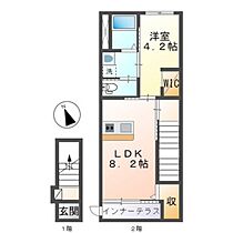 スターテラス伴東  ｜ 広島県広島市安佐南区伴東7丁目（賃貸アパート1LDK・2階・38.80㎡） その2