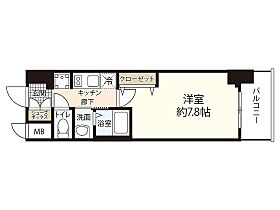 広島県広島市中区国泰寺町2丁目（賃貸マンション1K・3階・25.22㎡） その2