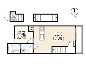 Ｐａｂｌｏ長束  ｜ 広島県広島市安佐南区長束6丁目（賃貸アパート1LDK・3階・38.56㎡） その2