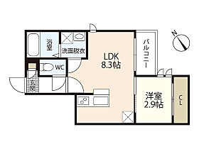 REGALEST U-M.78 祇園  ｜ 広島県広島市安佐南区祇園3丁目（賃貸アパート1LDK・1階・28.48㎡） その2