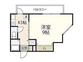 広島県広島市東区牛田南1丁目（賃貸マンション1K・3階・27.00㎡） その2