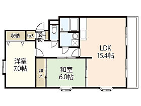 サンヒルズＭＫ　Ｂ棟  ｜ 広島県広島市安佐南区高取北1丁目（賃貸マンション2LDK・2階・63.83㎡） その2