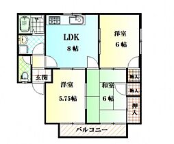 センテニアル長楽寺  ｜ 広島県広島市安佐南区伴東1丁目（賃貸アパート2LDK・2階・59.43㎡） その2