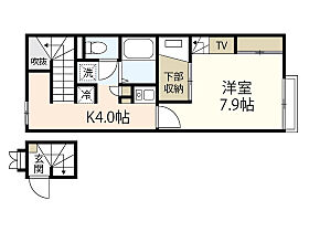 レオパレスＫＡＭＯＮ　VI  ｜ 広島県広島市安佐南区安東6丁目（賃貸アパート1K・2階・28.02㎡） その2