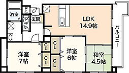 間取図画像 3LDK