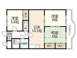 間取図画像 3LDK