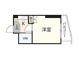間取図画像 1K