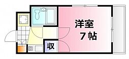 間取図画像 1K