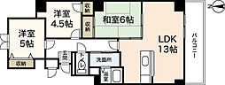 タウン藤垂園 3LDKの間取図画像