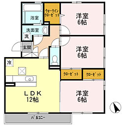 間取図画像 3LDK