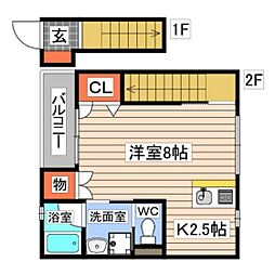 間取図画像 ワンルーム