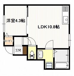 間取図画像 1LDK