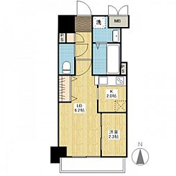 月光鎮守府 1LDKの間取図画像