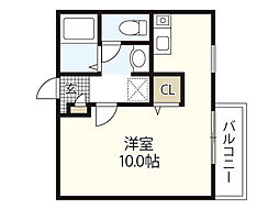 ウインディシーズン ワンルームの間取図画像