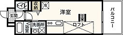 YSKビル ワンルームの間取図画像