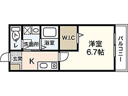 IJigozen 1Kの間取図画像