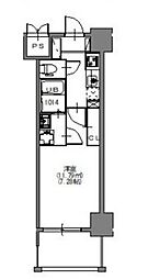 bloom大須賀町 1Kの間取図画像