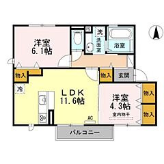 物件の間取り