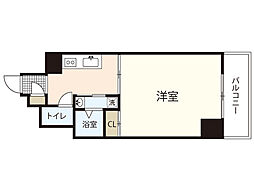 大州アベニュー 1Kの間取図画像