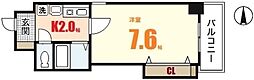 関本大町ビル 1Kの間取図画像