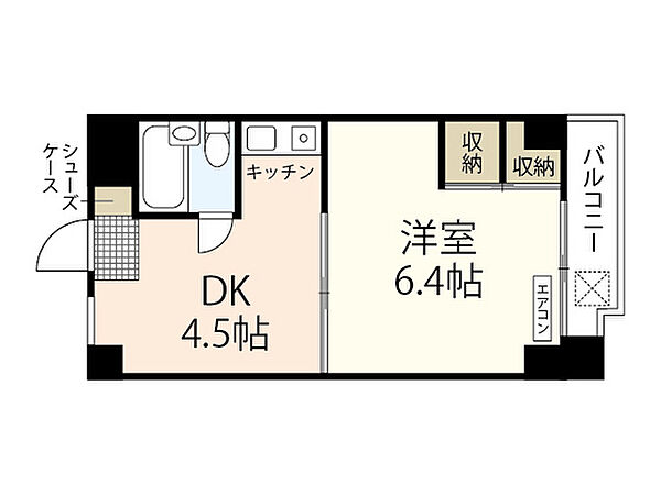 クレスト草津 ｜広島県広島市西区草津新町2丁目(賃貸マンション1DK・3階・23.90㎡)の写真 その2