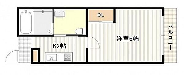 第二光和ビル ｜広島県広島市西区草津新町1丁目(賃貸マンション1K・3階・21.17㎡)の写真 その2