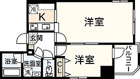 ウイング稲荷町  ｜ 広島県広島市南区稲荷町（賃貸マンション1LDK・2階・39.01㎡） その2